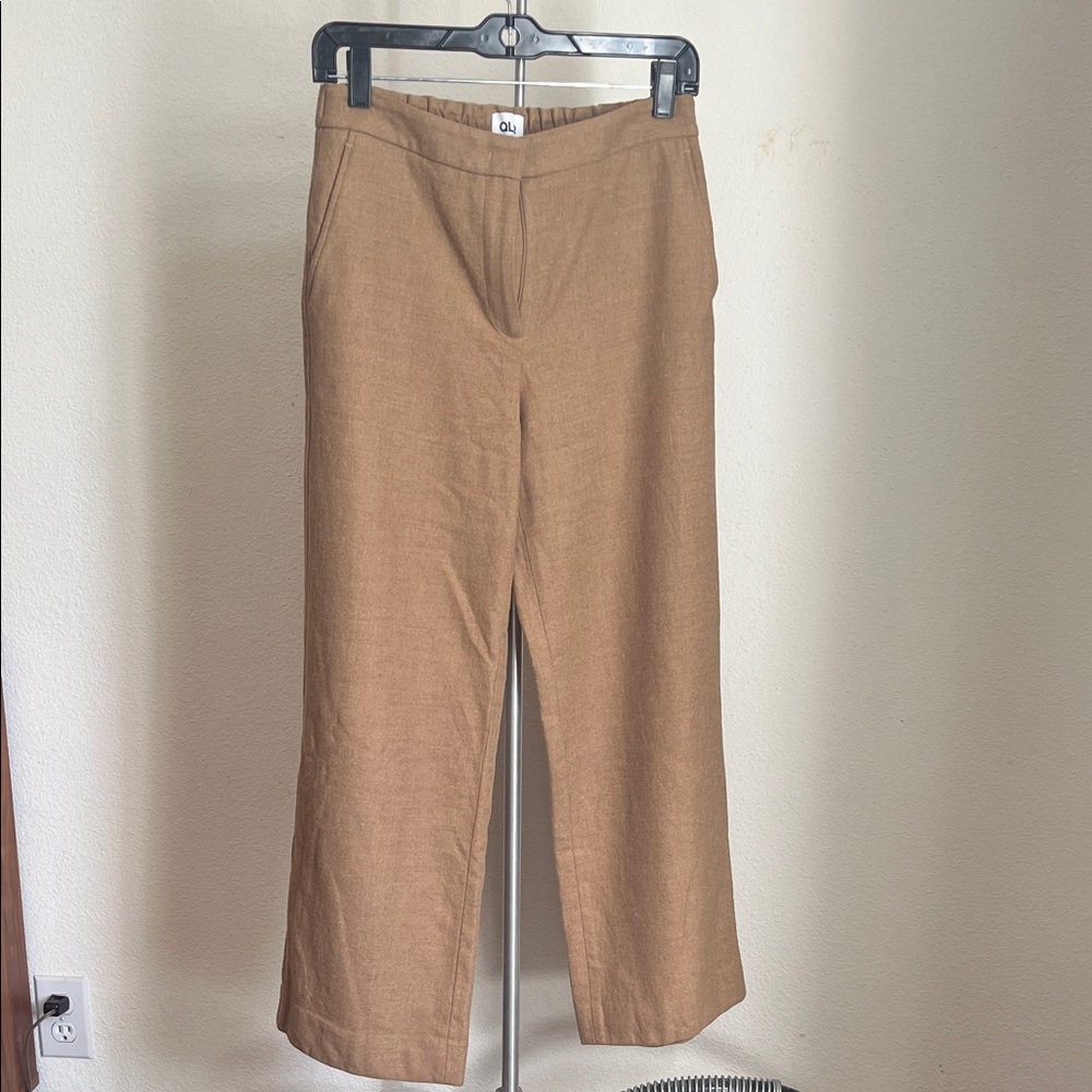 QL2 Wool Trousers in Camel